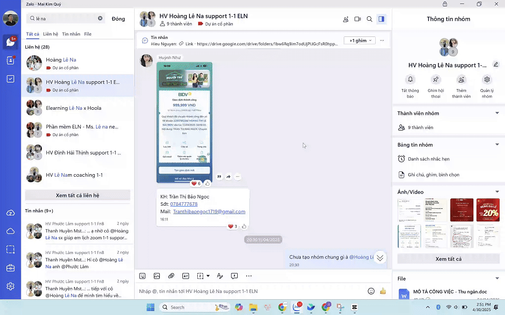 Nhóm support 1-1